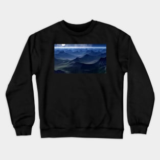 Night Mountains Crewneck Sweatshirt